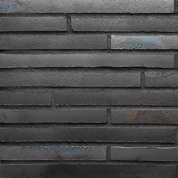 Клинкерная плитка Riegel 50 456 schwarz-blau, 490x40x14 мм Stroeher