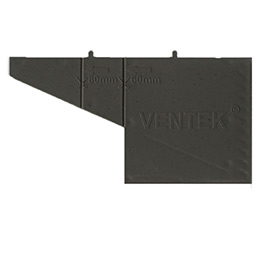 Вентиляционно-осушающая коробочка универсальный формат, темно-серая VENTEK