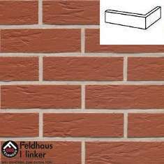Клинкерная плитка под кирпич W440 Classic carmesi senso NF9 угловая 240x115x71x9 мм Feldhaus Klinker
