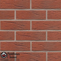 Клинкерная плитка под кирпич R335 Classic carmesi antic mana DF9 240x52x9 мм Feldhaus Klinker