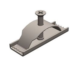 Крепеж к бетонному лотку водоотводному DN100, 100х40х35 мм, Gidrolica