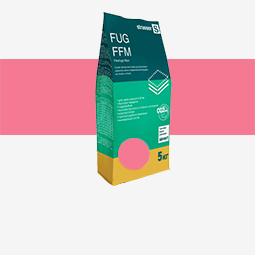Сухая затирочная смесь для широких швов 3-20 мм розовый, FUG FFM 20 Quick-Mix, 5 кг