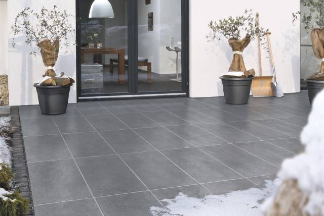 Крупноформатные керамические плиты для устройства террас и применения в эксплуатируемых кровлях