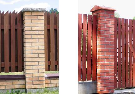 Полнотелый кирпич для заборов