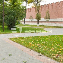 Тротуарная плитка Старый Город Ландхаус Серый BRAER Кремль г.Тула 2
