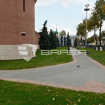Тротуарная плитка Старый Город Ландхаус Серый BRAER Кремль г.Тула 5