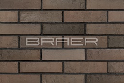 Кирпич керамический БРАЕР кладка Мокко Терра, 250x120x65 мм BRAER