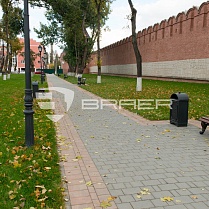 Тротуарная плитка Старый Город Ландхаус Серый BRAER Кремль г.Тула 6