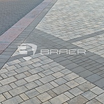 Тротуарная плитка Ландхаус Color Mix 7 Braer Площадь администрации г.Тула